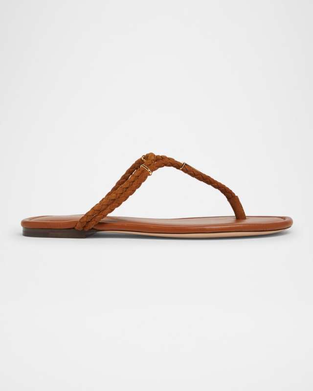 Lily Suede Thong Sandals